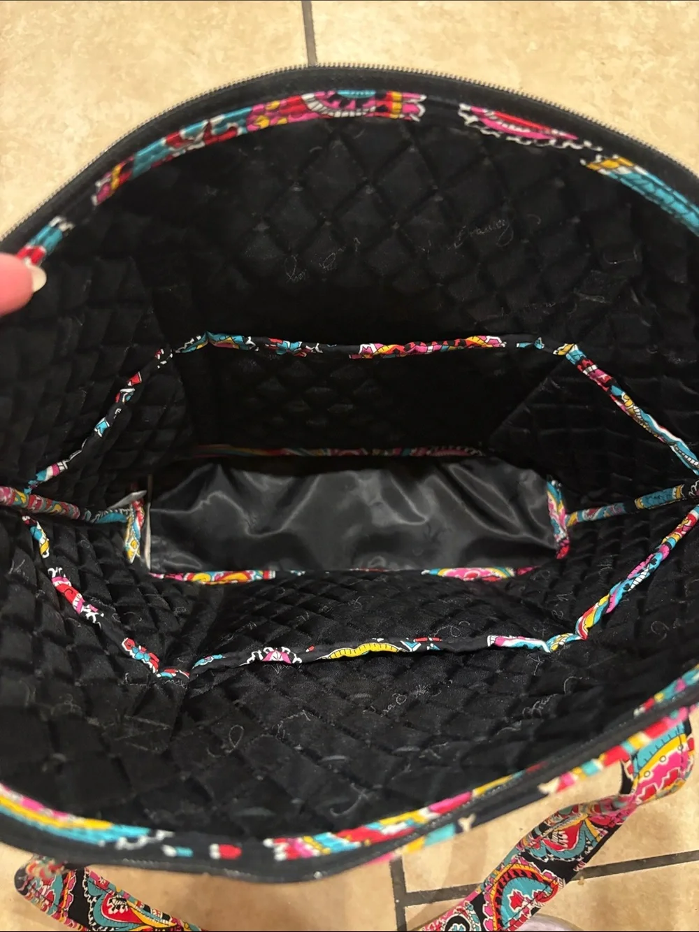 Vera Bradley Villager Tote in Parisian Paisley